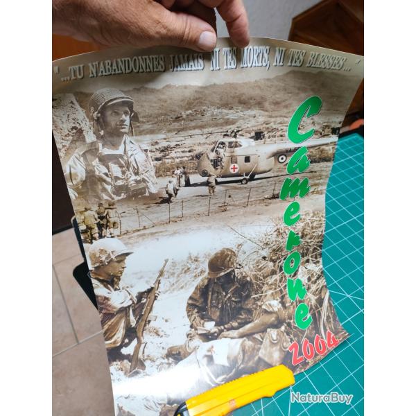 AFFICHE CAMERONE 2004, L�GION ETRANGERE, 30 X 40 CM