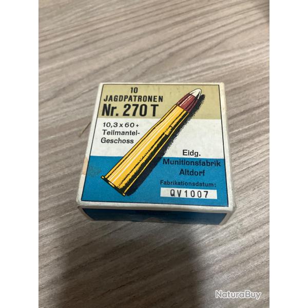 Munition 10,3x60R TM x 10pcs