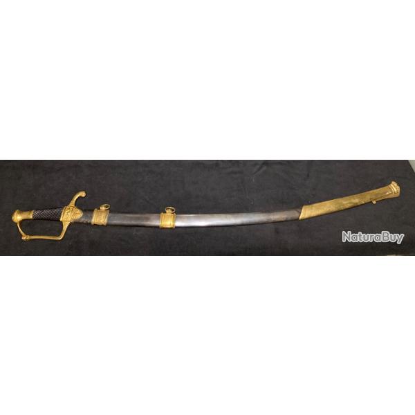 Sabre d'Officier d'Aide de Camp, mod�le du 1er Vend�miaire An XII . Premier Empire.