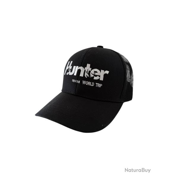 Casquette Hunter Noir Filet