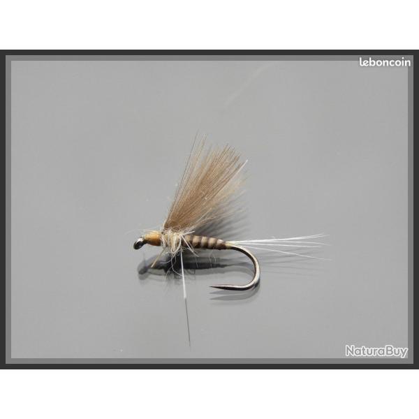 Mouches de peche : 10 Emergentes Quill Cdc sur TIEMCO 16 ET 18