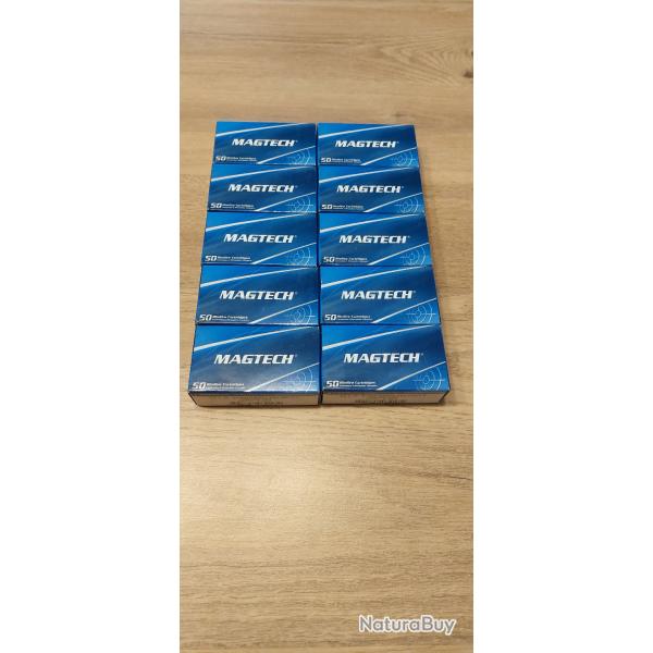 Lot 10 bo�tes de 50 balles cal.22 long rifle 40 grains � t�te ronde - Magtech