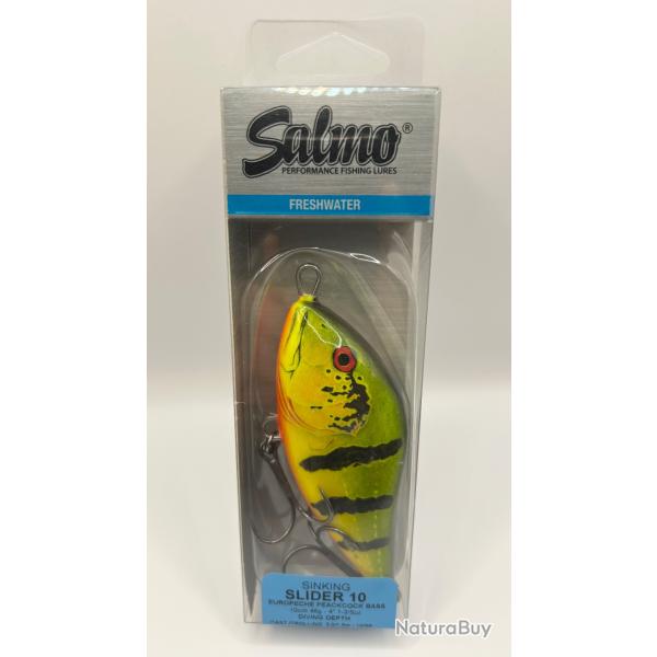 Leurre Salmo Slider 10cm 46g Peacock Bass