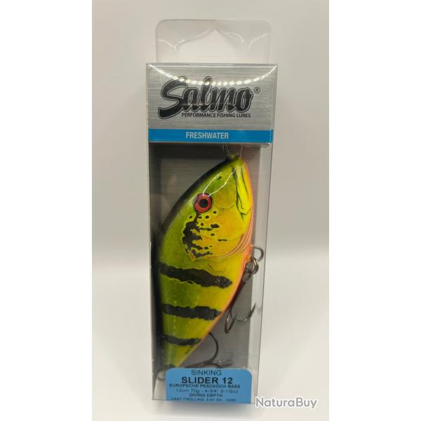 Leurre Salmo Slider 12cm 70g Peacock Bass