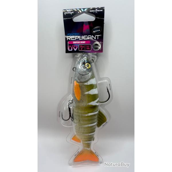 Leurre Fox Rage Replicant Jointed Ultra UV 23cm 150g Creamy
