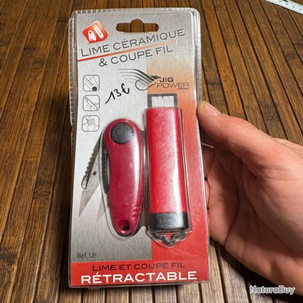 P�CHE - LIME A HAME�ON ET COUPE FIL JIG POWER NEUF