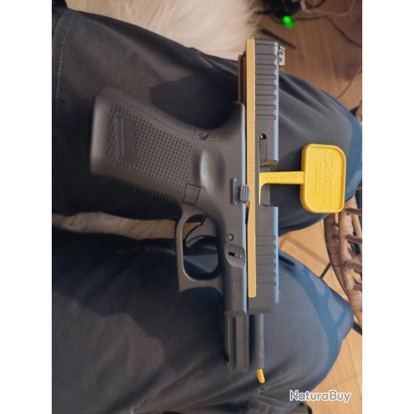 vends  Pistolet GLOCK 44 Gen5 FS "GOLD LINE" cal.22Lr
