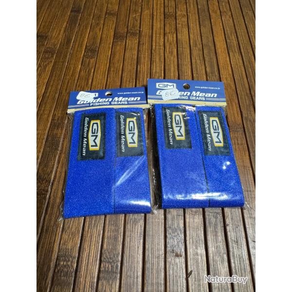 Lot de deux Attache Canne Golden Mean GM Rod Belt Destockage P�CHE