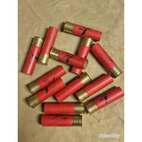 Douille carton amorc�e neuve rouge cal. 20/65 (x100) SUPER PRIX !!!