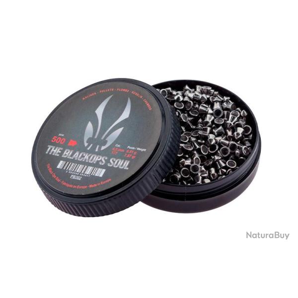 500 Plombs Black Ops Soul t�te pointue 4.5mm