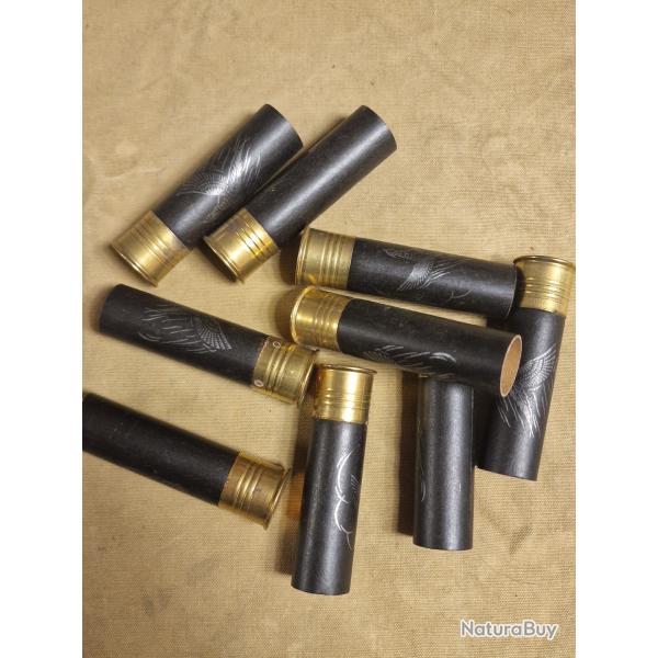 Douille carton amorc�e neuve noire cal. 20/65 (x500) SUPER PRIX !!!