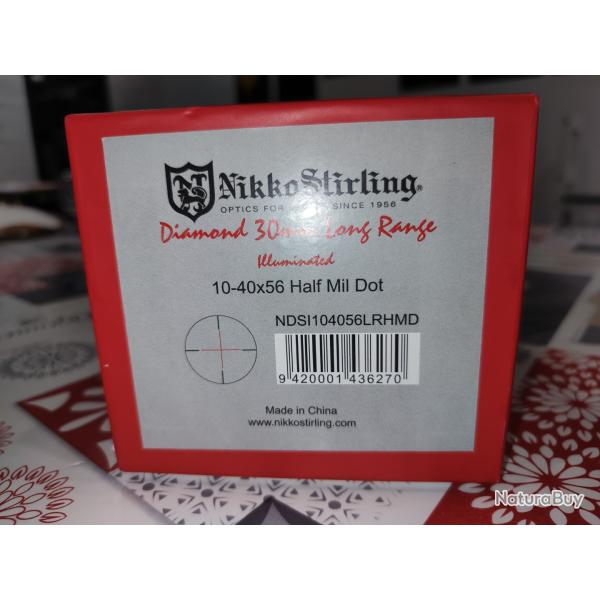 lunette Nikko Stirling 10-40x56