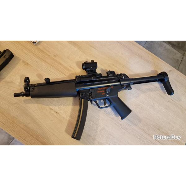 Tokyo Marui MP5A5 NGRS  excellent tat  complte (bote, housse, accessoires)