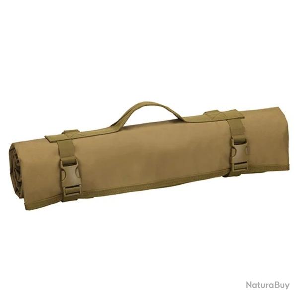 Tapis de Tir Tactique Etanche XXL 208150 cm Antidrapant Enroulable MOLLE Idal Chasse Tir Kaki