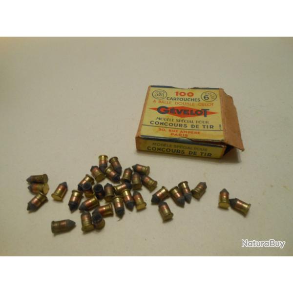 BOITE DE 30 CARTOUCHES 6MM BOSQUETTE GEVELOT