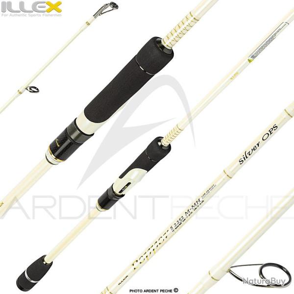 Canne spinning ILLEX Pepper X5 S 2252 M MH Silver ops