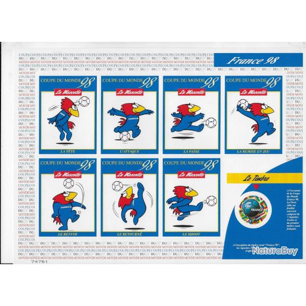 bloc postal de timbres neuf de France 1