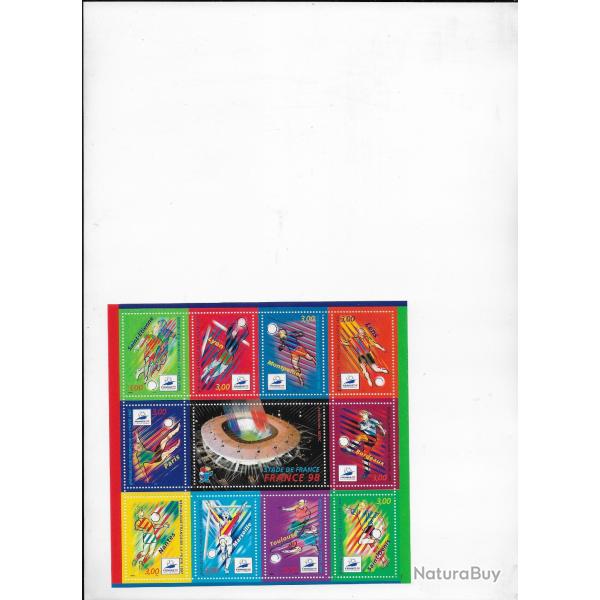 bloc postal de timbres neufs de France 3