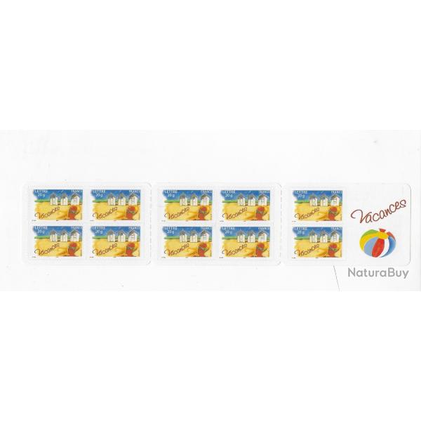 carnet postal de timbres neufs de France 2