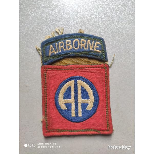 Patch  82eme division Airborne USA/WW2