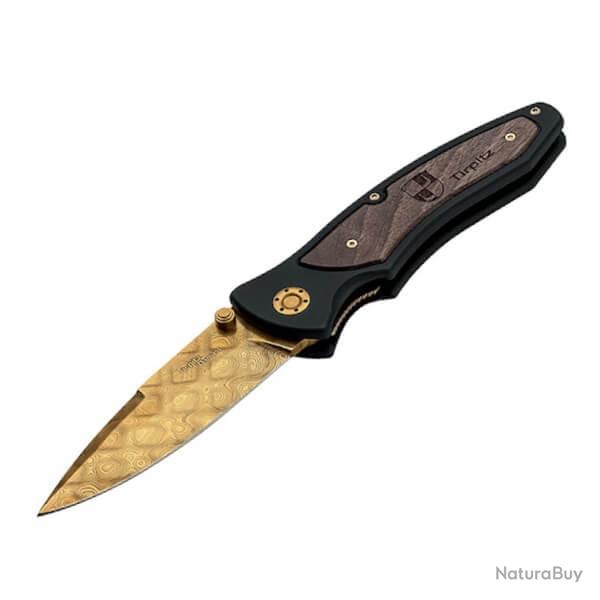 Couteau pliant Boker Tirpitz-Damascus Gold 110194DAM