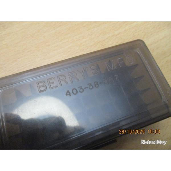 Lot de boites Berry's pour cartouches 38-357