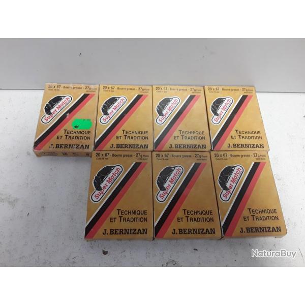 Lot de 70 cartouches Super match cal.20/67