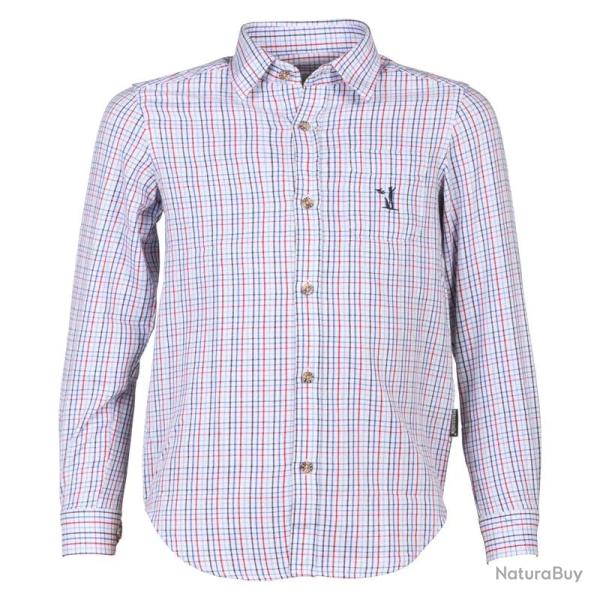 Chemise Enfant Percussion Petits Carreaux Rouge