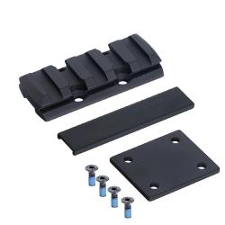 Rail Picatinny 5,6 cm pour bande ventil&eacute;e de fusil de 6 &agrave; 10 mm de large
