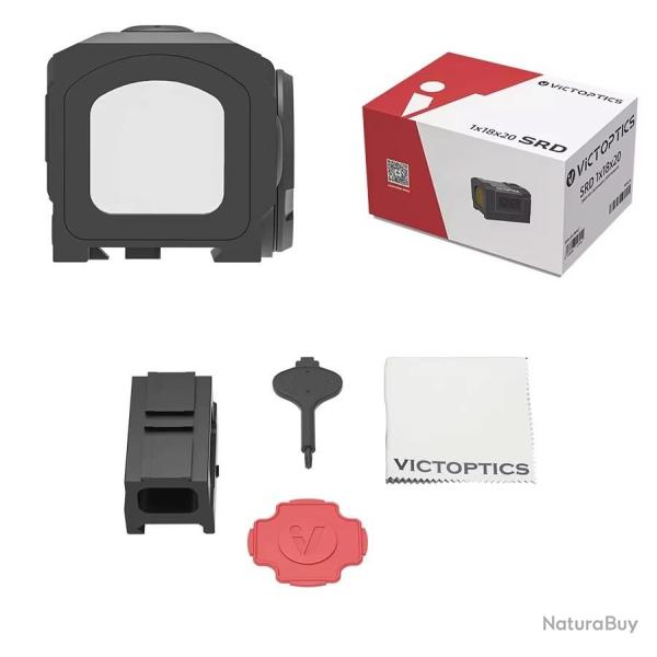 Red Dot Viseur point rouge Victoptics SRD 1x18x20 VOD avec r�hausse pour rail picatinny