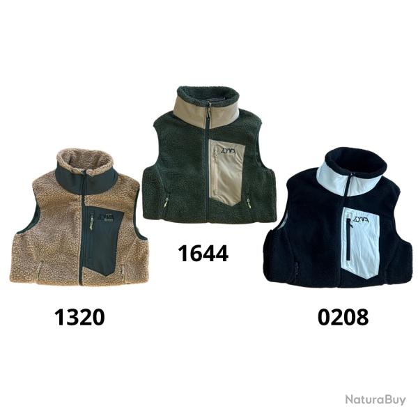 GILET EN POLAIRE AGNEAU - NEPAL MAN FLEECE VEST - ZOTTA FOREST - Vert 1644
