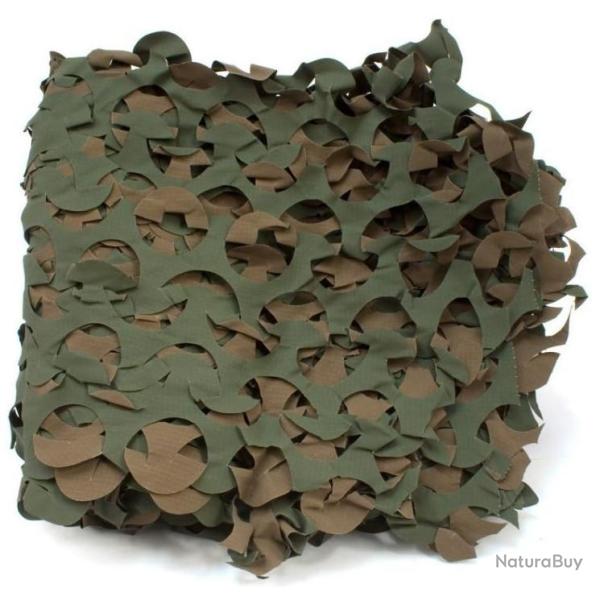 Filet de camouflage � la d�coupe (2,20m de large) - Vert/Marron Vert