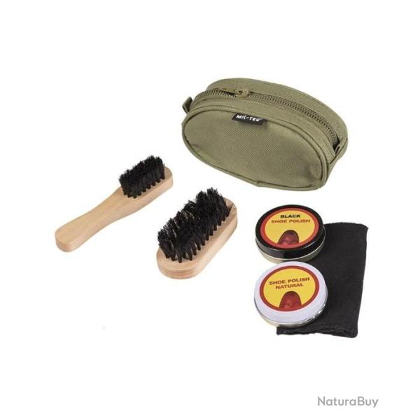 Kit de cirage "mini trousse" Vert