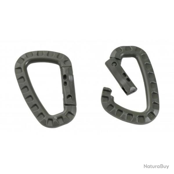 Mousqueton ABS - Vendu par 2 Vert