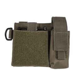 Poche plate molle Admin - Vert