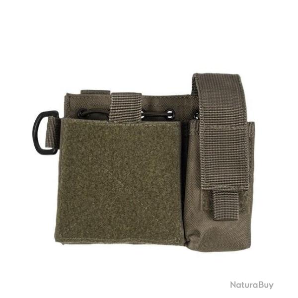Poche plate molle Admin - Vert