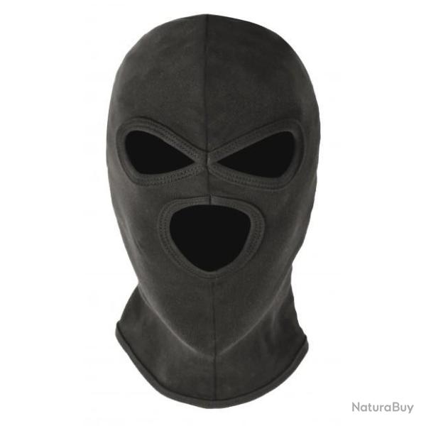 Cagoule 3 trous Coton - Noir