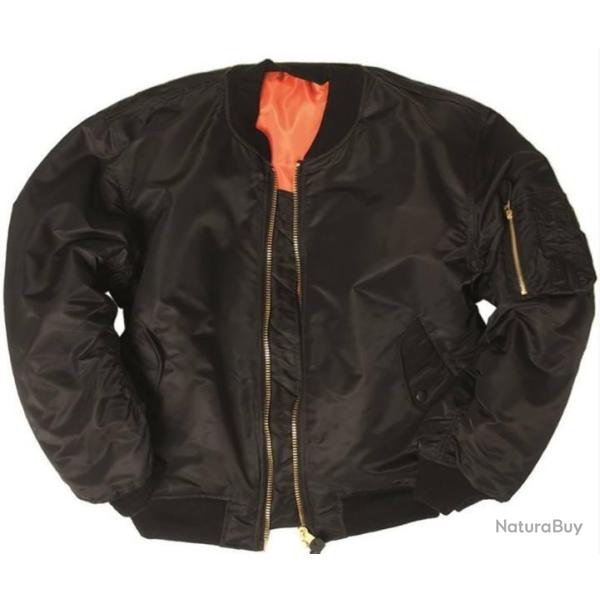 Blouson Bombers MA1 Basic - Noir XL