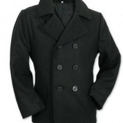 Caban US NAVY Marine am&eacute;ricaine Noir