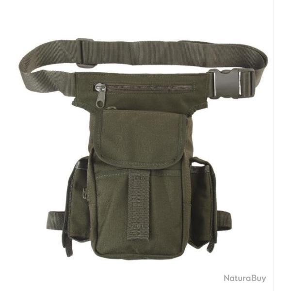 Sacoche multipoche Vert