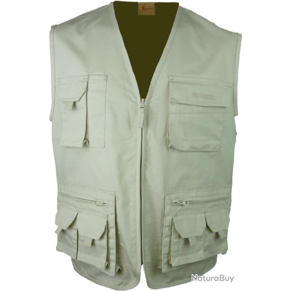 Gilet Reporter Ripstop Beige - Taille 2XL 2XL