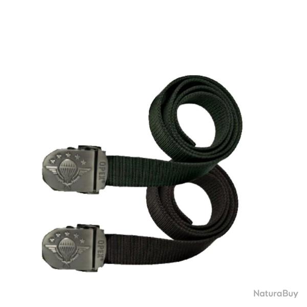 Ceinture boucle grav�e PARA - Vert
