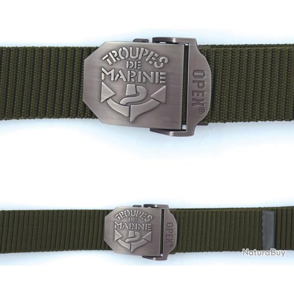 Ceinture boucle grav�e TDM - Vert