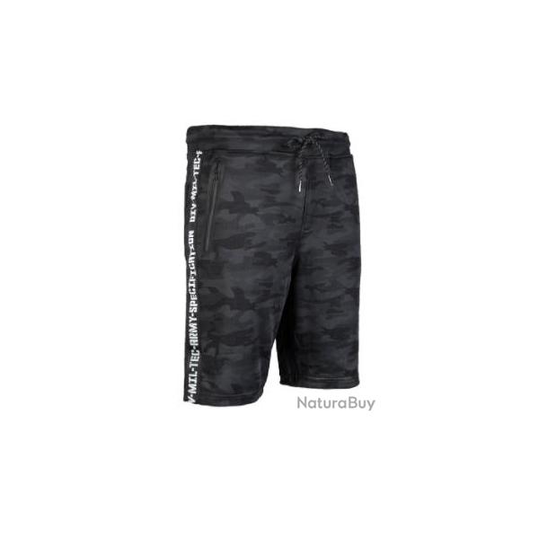 SHORT DE SPORT MIL-TEC� Black Camo 3XL