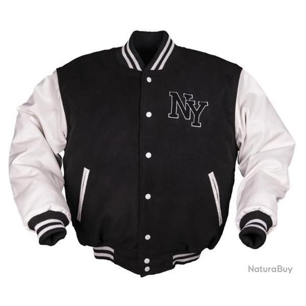 Veste Baseball TEDDY New York Noir