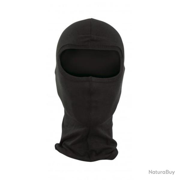 Cagoule 1 trou Coton Noir