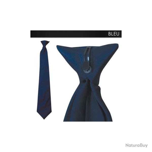 Cravate � clip - Bleu Marine