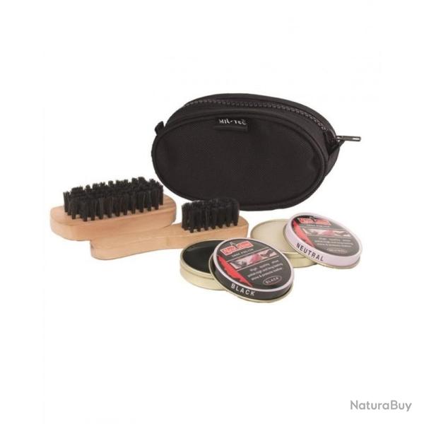 Kit de cirage "mini trousse" - Noir