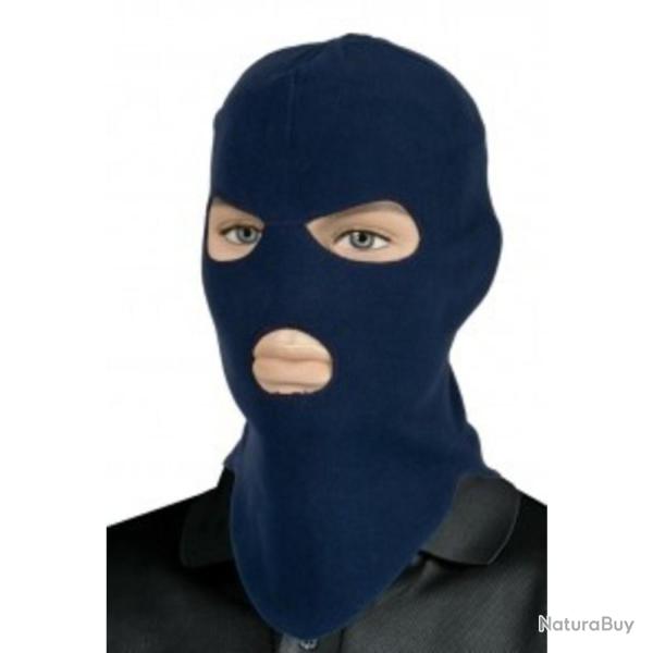 Cagoule 3 trous Micro-Polaire - Bleu Marine