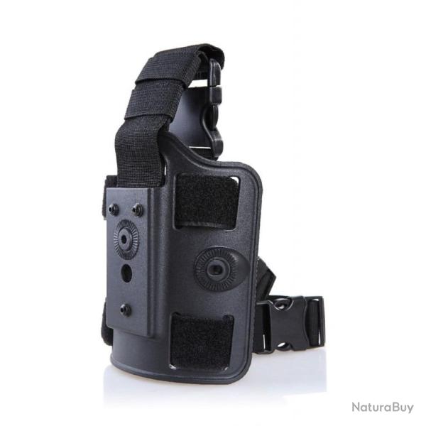 Plaque de Cuisse tactique - CYTAC - Noir